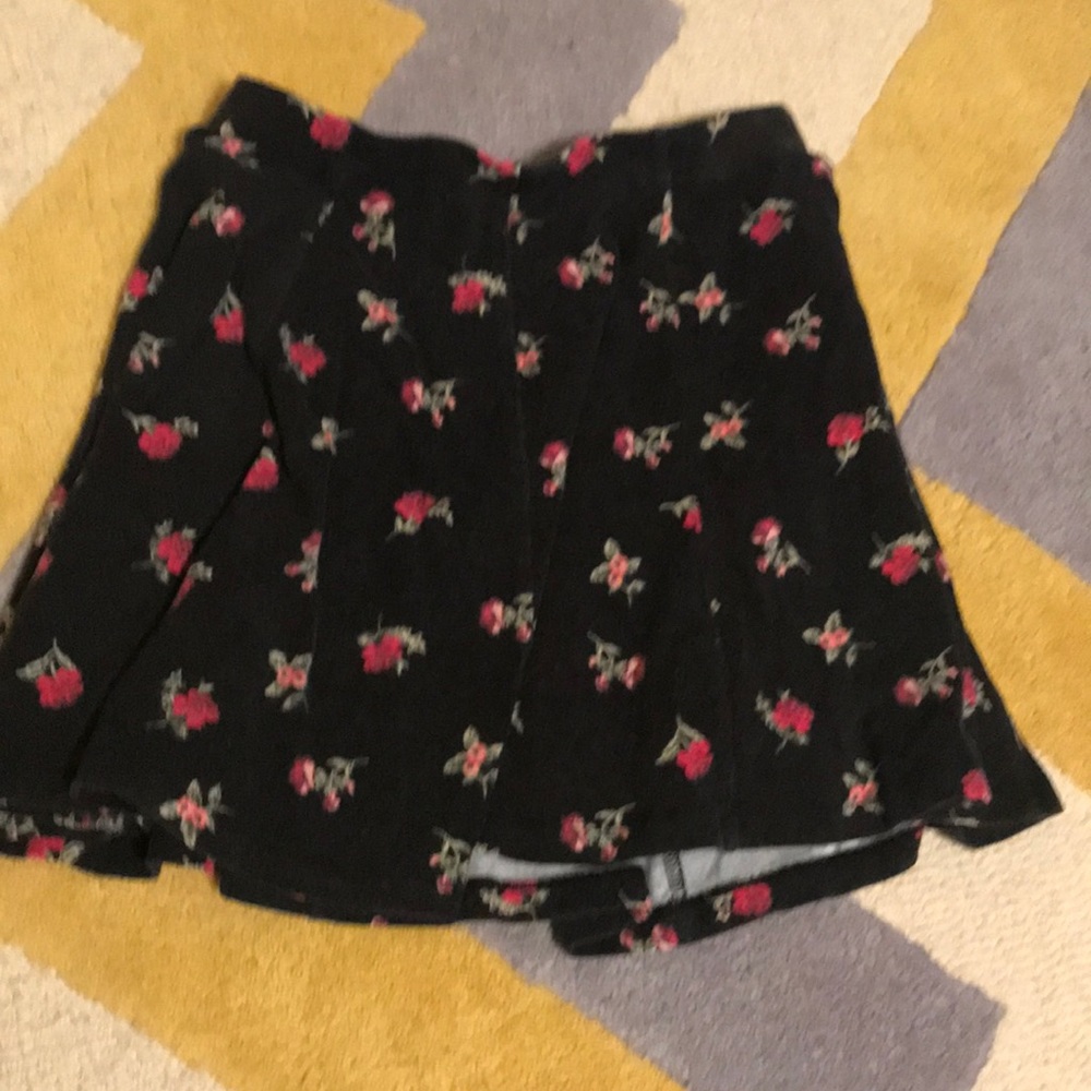 Floral circle skirt